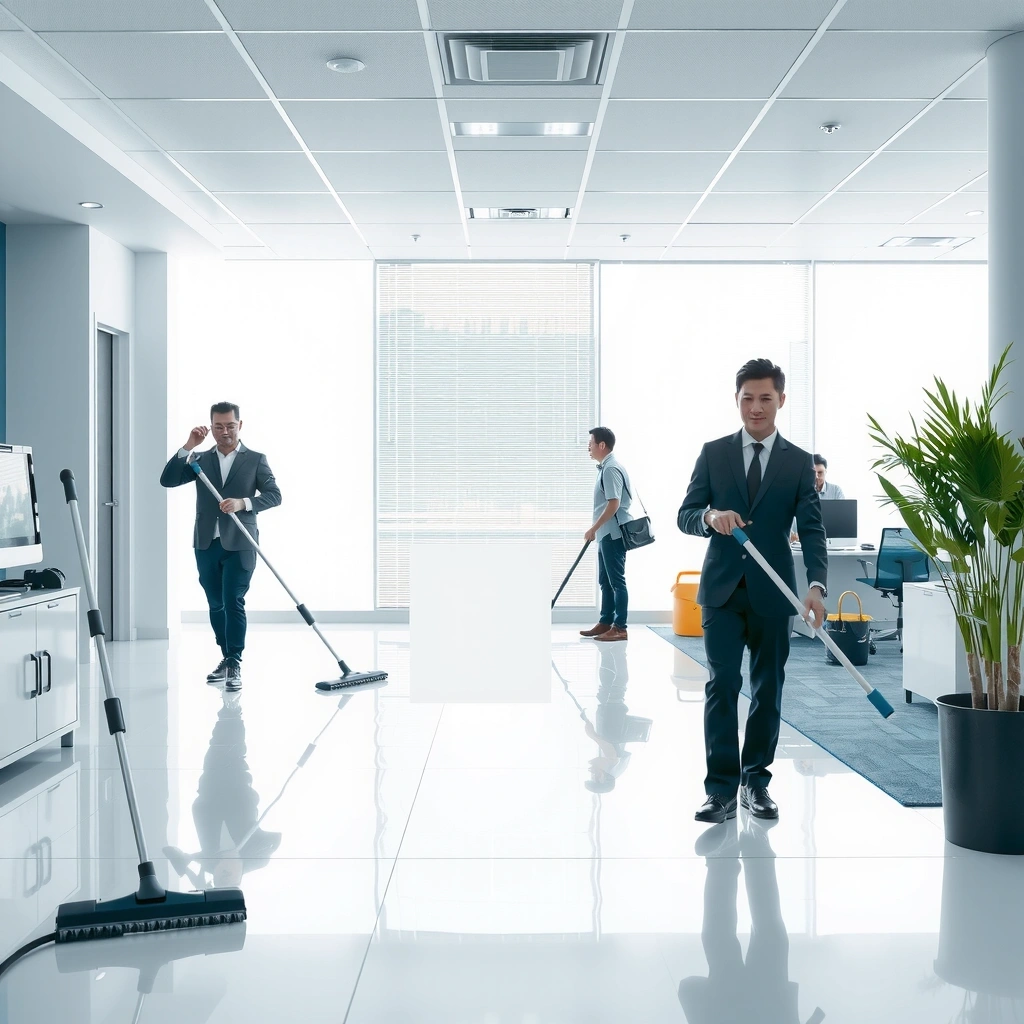 Commercial office cleaning service