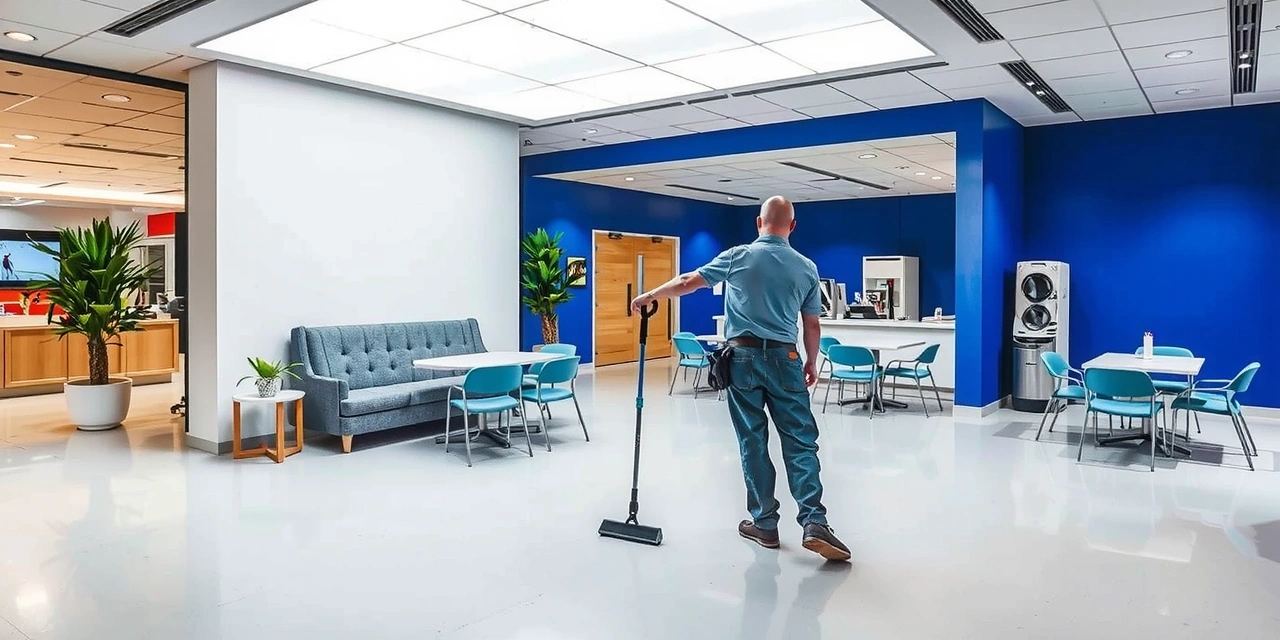 Commercial space cleaning for retail and restaurant environments